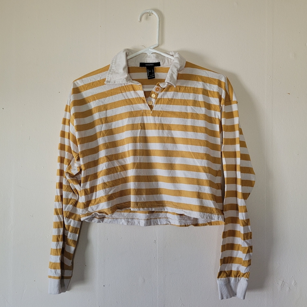 Long sleeve crop top